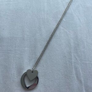 Silver Heart Pendant Necklace